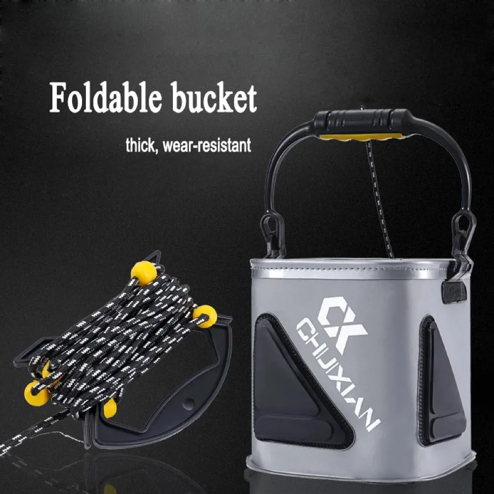 Seau de pêche pliable EVA